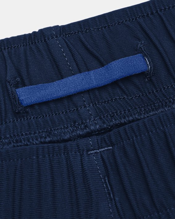 Men's UA Knit Woven Hybrid Shorts in Blue image number 4